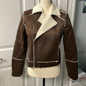 Sherpa lined jacket